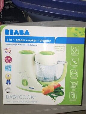 BEABA BABYCOOK Baby Food Maker - Steam Cooker 4 and 1 Blender